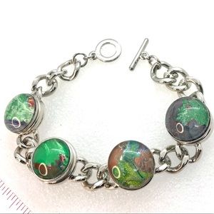 Charms snap bracelet 4x20mm Handmade snaps SB20